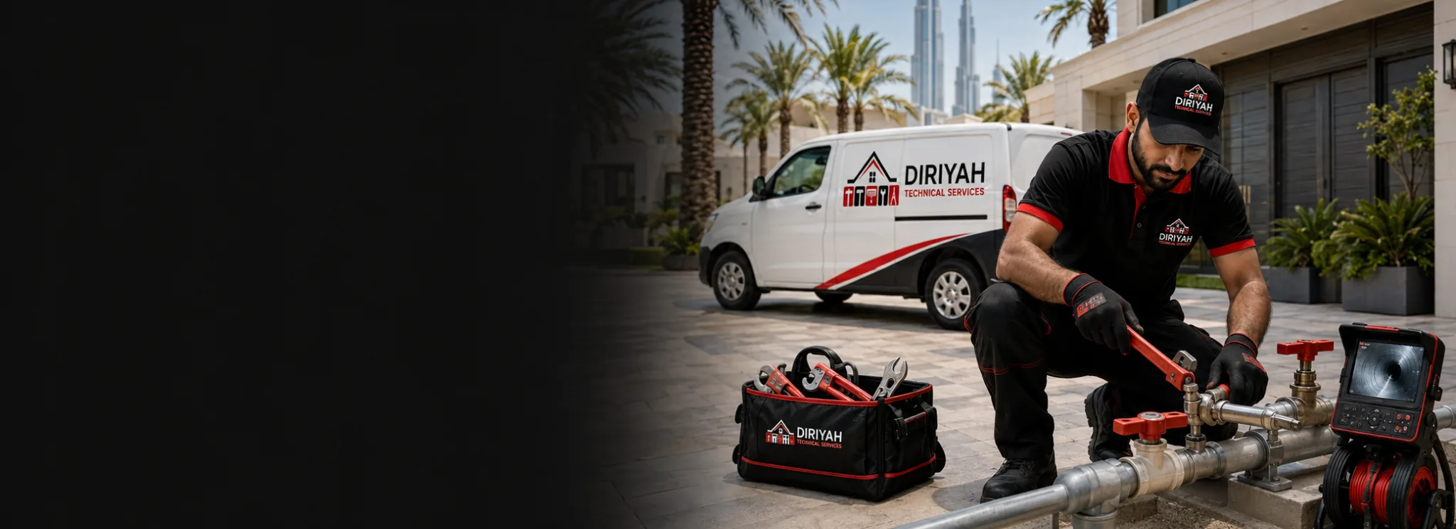 Diriyah Technical Services plumbing support at a Dubai property